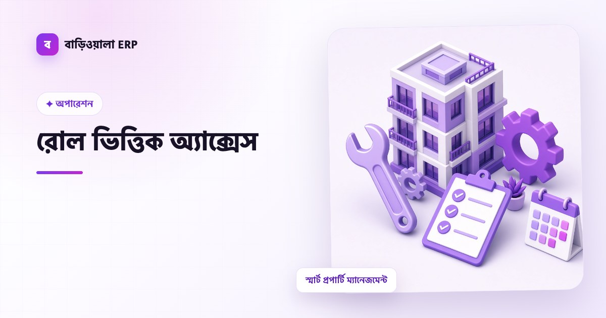রোল ভিত্তিক অ্যাক্সেস ফিচারের ইলাস্ট্রেশন