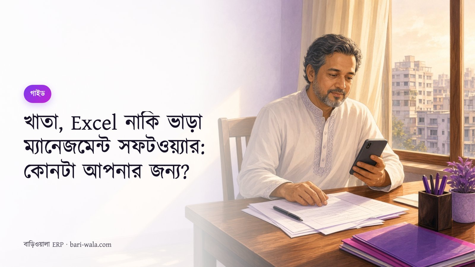 খাতা, Excel নাকি ভাড়া ম্যানেজমেন্ট সফটওয়্যার: কোনটা আপনার জন্য?