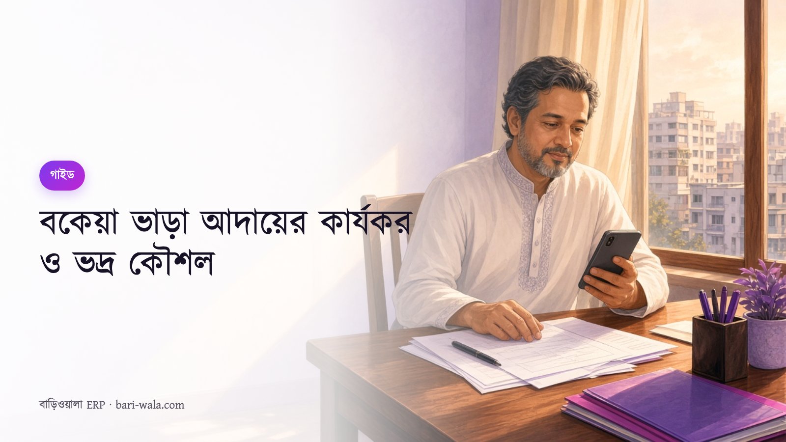 বকেয়া ভাড়া আদায়ের কার্যকর ও ভদ্র কৌশল